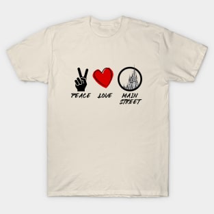 Peace Love Main Street T-Shirt